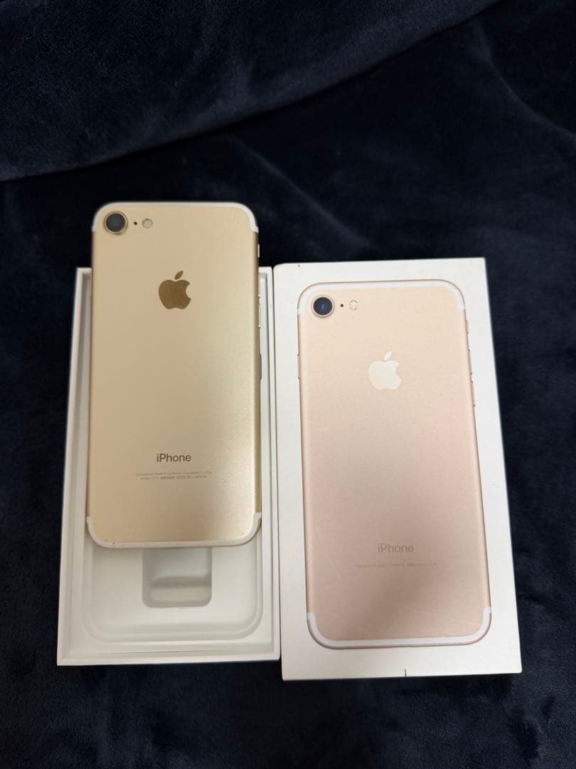 Apple iPhone 7 ゴールド 本体のみ 箱付き