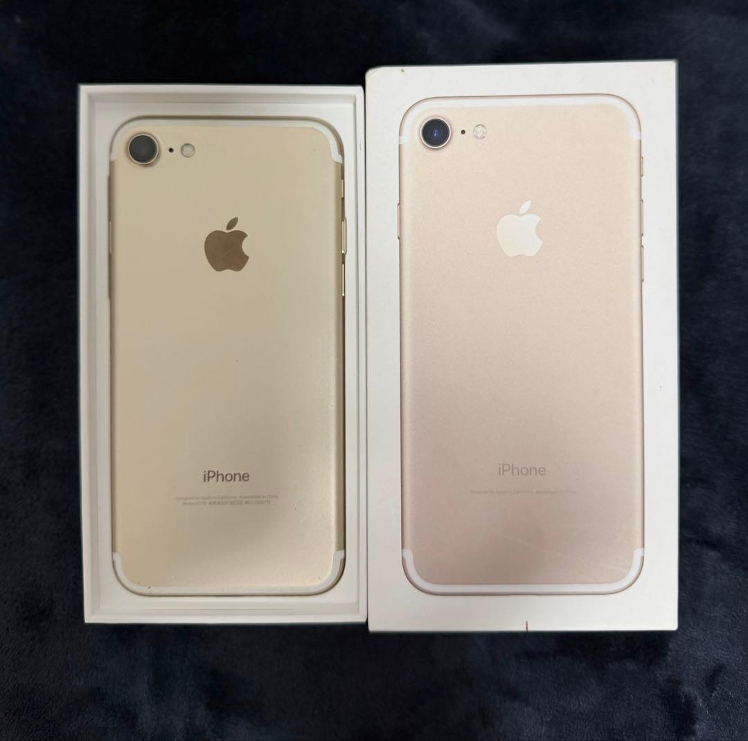 Apple iPhone 7 ゴールド 本体のみ 箱付き