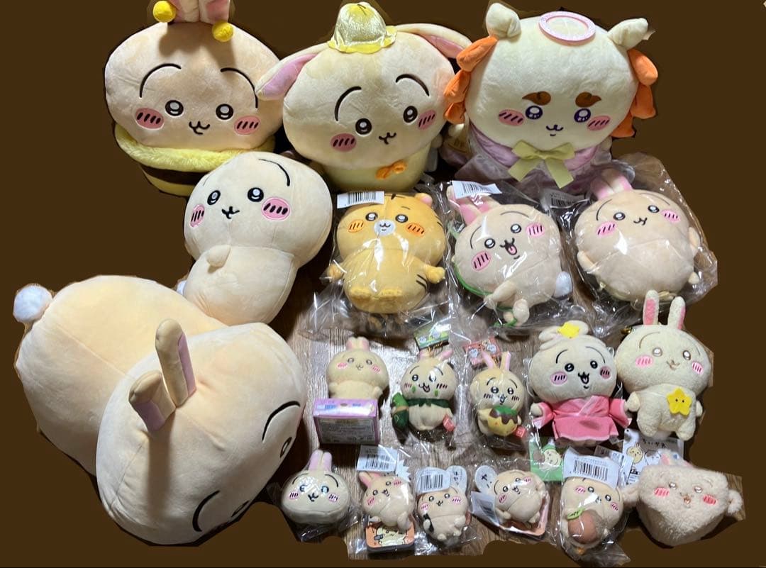 ちいかわ うさぎ　シーサー　ぬいぐるみ うさぎだらけ　A賞　腕組み まとめ売り