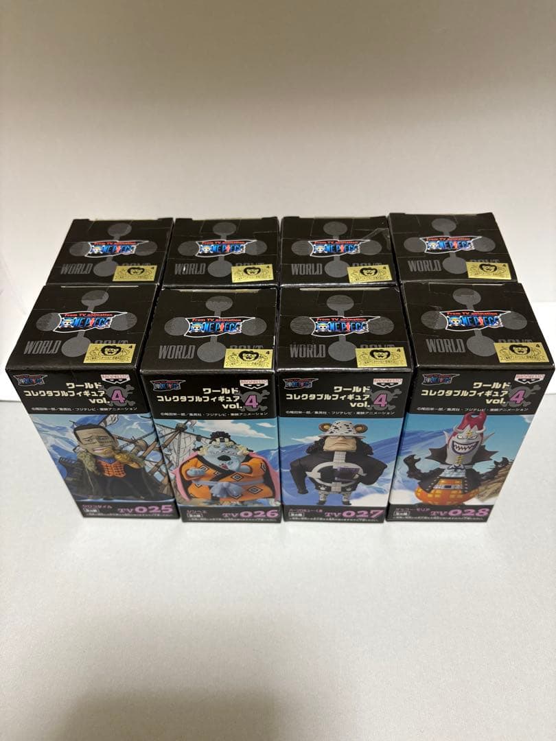ワンピース ワールドコレクタブルフィギュアvol.4全8種