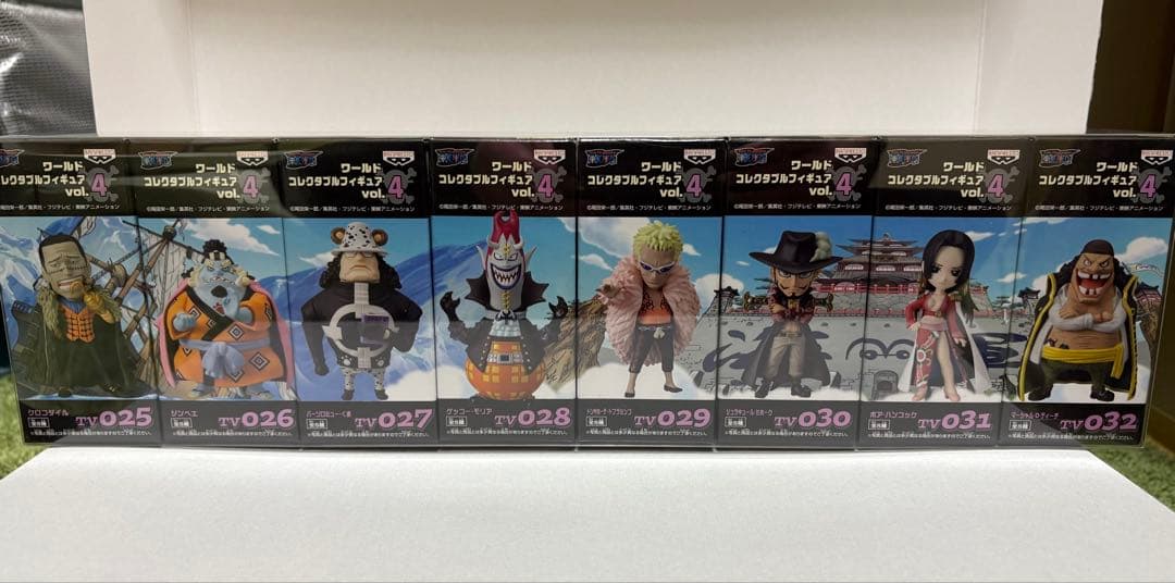 ワンピース ワールドコレクタブルフィギュアvol.4全8種