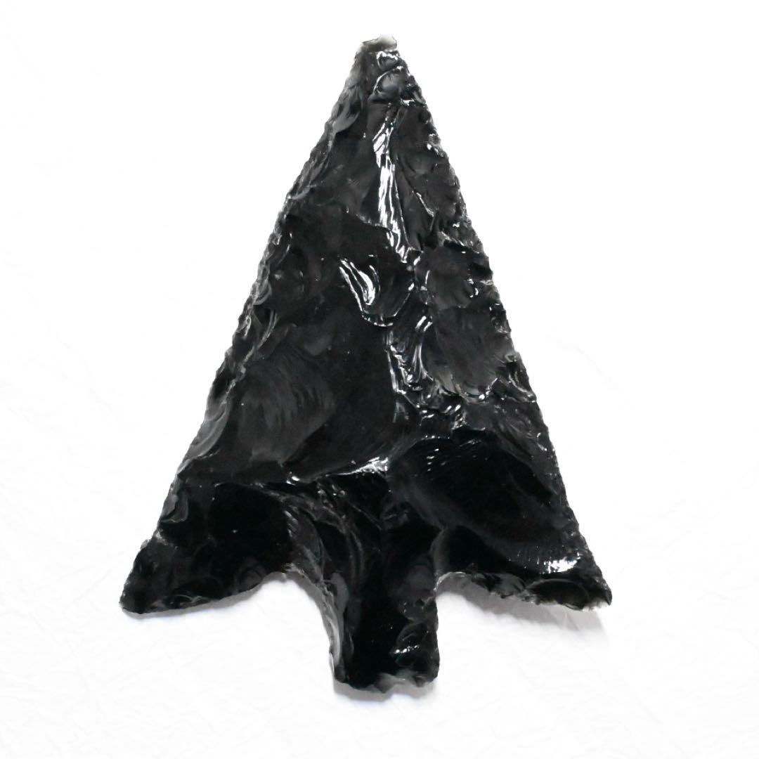 オブシディアン【黒曜石】の矢尻　【メキシコ産】