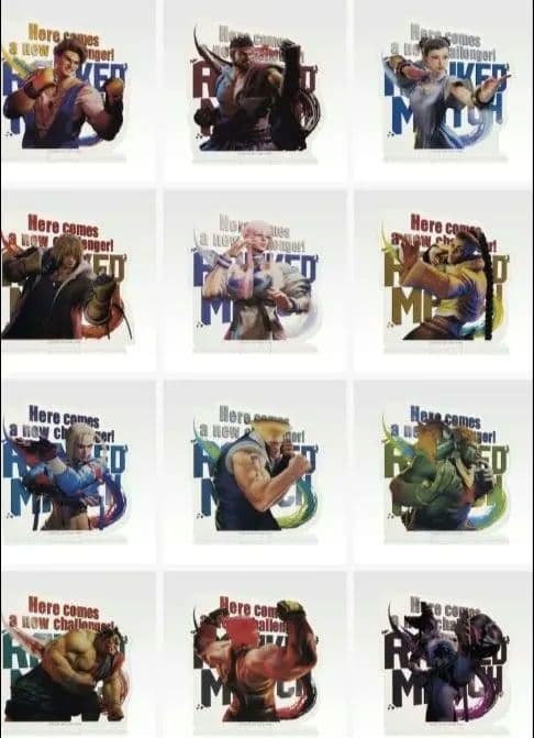 ストリートファイター6 一番くじヒーロー アクリルスタンドＦ賞全11種フルコンプ