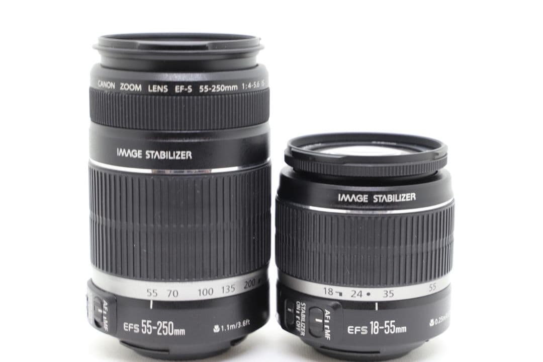 11月26日限定♪Canon EF-S18-55mm & 55-250mm IS