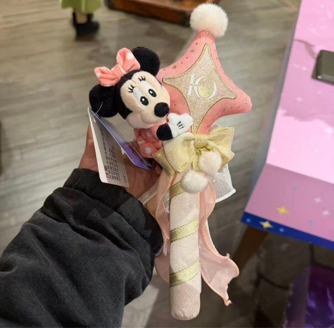 【3月23日まで限定】 上海ディズニー　10周年　新作グッズ　ぬいぐるみ　魔法棒