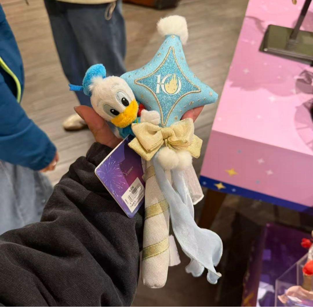 【3月23日まで限定】 上海ディズニー　10周年　新作グッズ　ぬいぐるみ　魔法棒