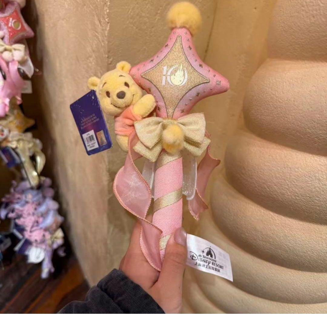 【3月23日まで限定】 上海ディズニー　10周年　新作グッズ　ぬいぐるみ　魔法棒