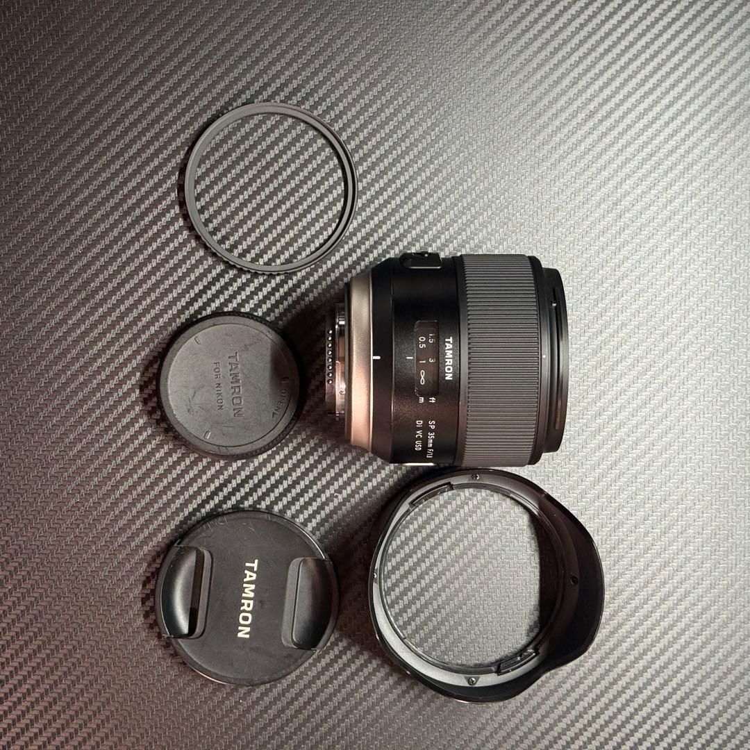 【極美品】タムロン SP 35mm F1.8 Di VC USD ニコン用