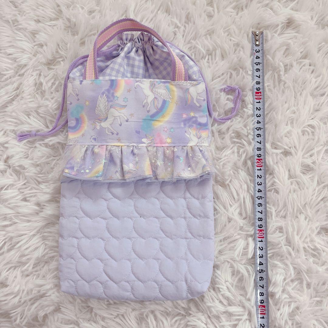 レッスンバック 女の子 入園入学 上履き入れ 体操服入れ ゆめかわ ハート