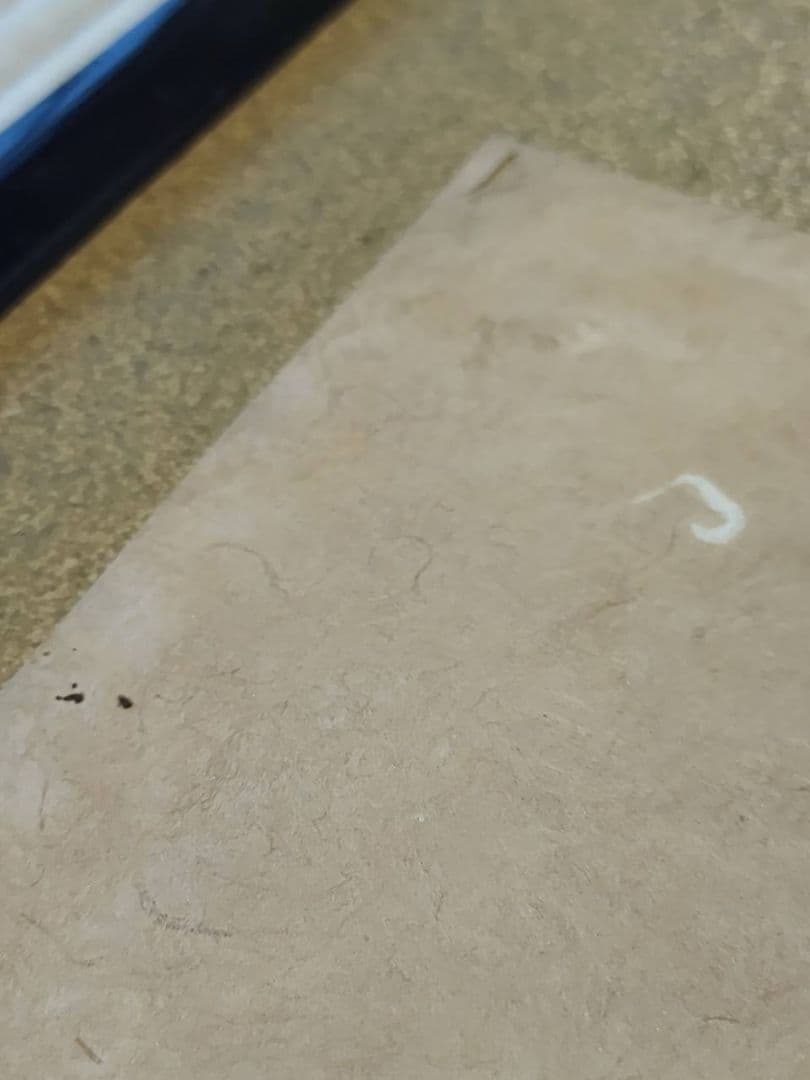 和額　絵画 うぐいす　日本画