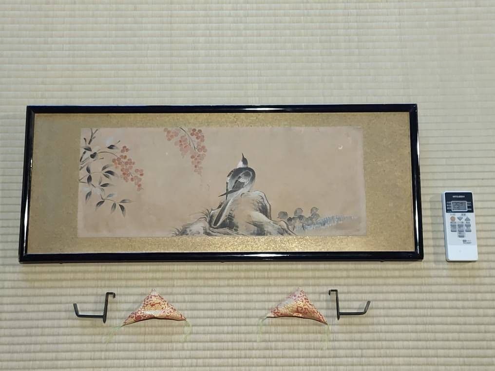和額　絵画 うぐいす　日本画