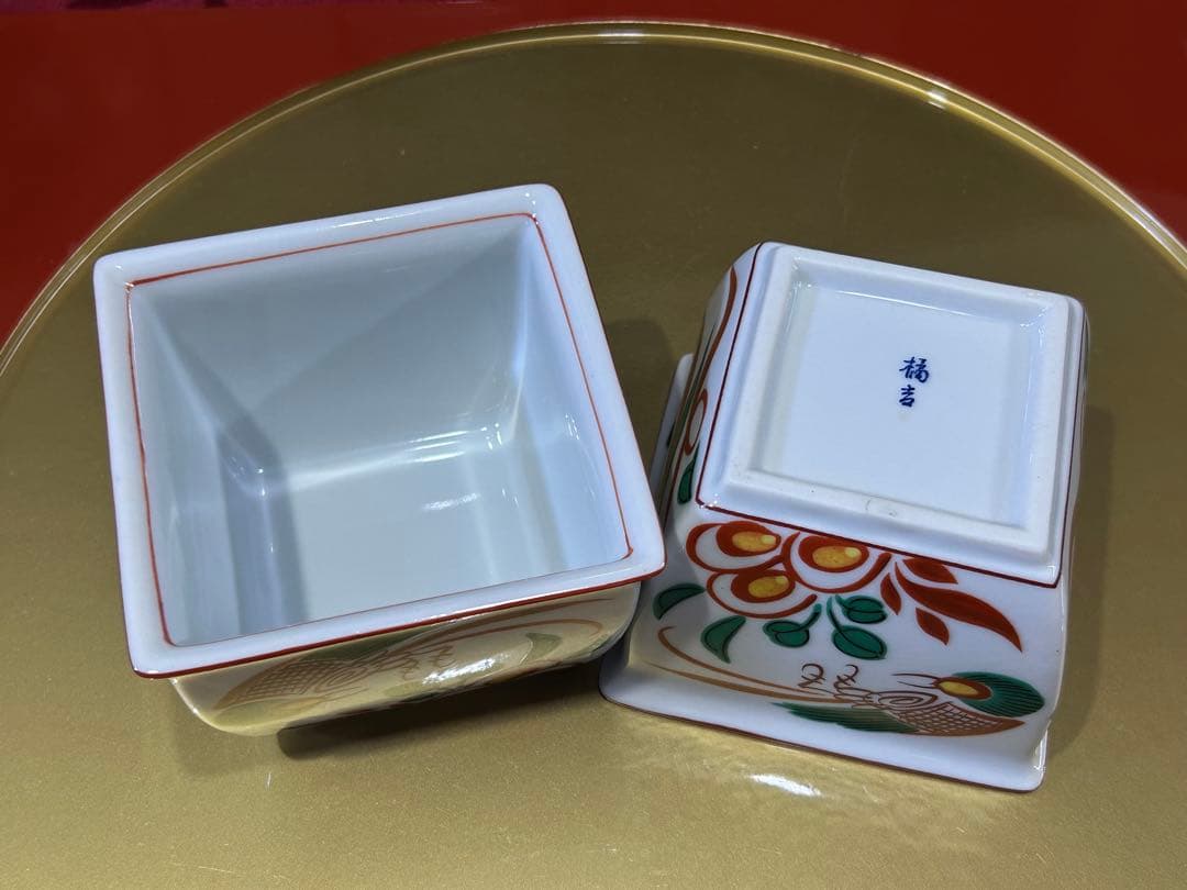 2名様セット　九谷焼 中皿　其泉 染付祥瑞梅花鳥カップ　たち吉　龍峰など