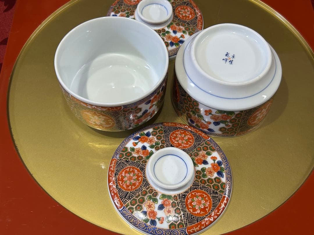 2名様セット　九谷焼 中皿　其泉 染付祥瑞梅花鳥カップ　たち吉　龍峰など