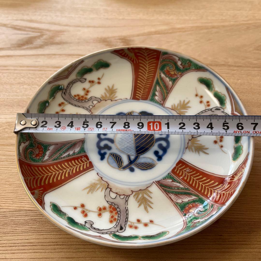 ♠伊万里焼5枚セット♠金襴手♠色絵♠染付♠