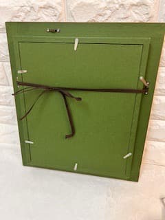 松崎祐哉★東京藝術大学卒★ピンクの花を君に★真作★アクリル画★作品証明書★新額装