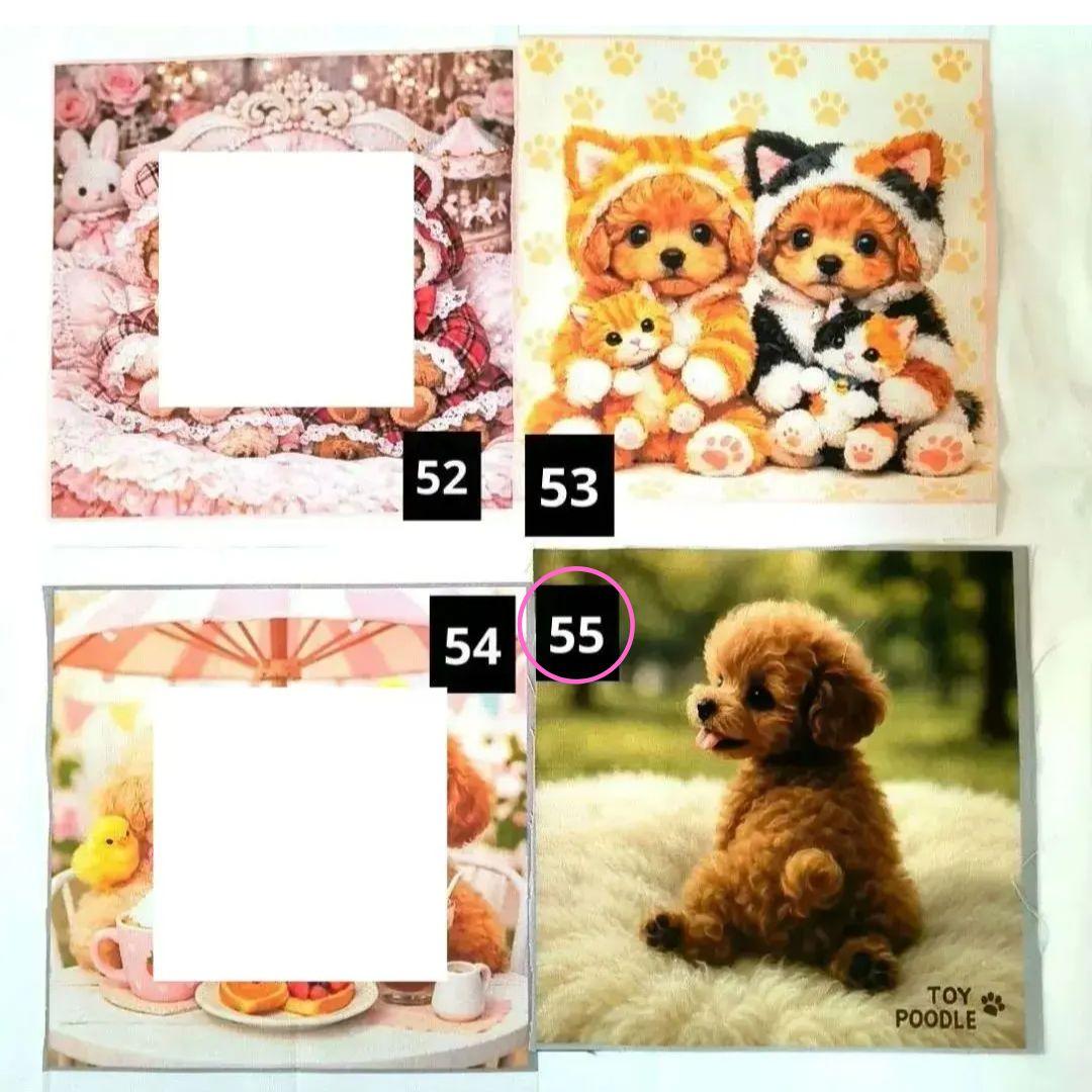 トイプーママ様】⑤ハンドメイドオーダー製作用パネル生地