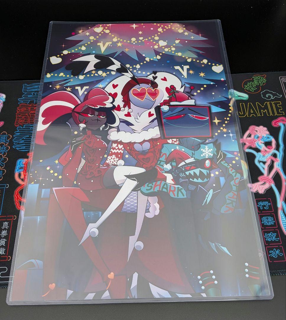 \"The Vees\" Holiday 2025 Poster　フレーム付き