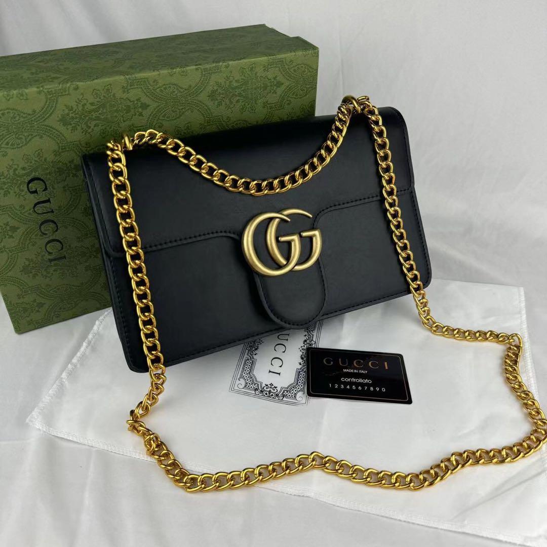 GUCCI グッチ チェーン ショルダーバッグ レディース