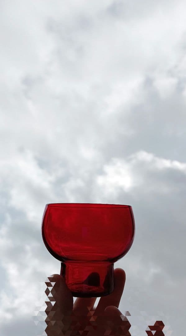 【最終値下げ】ヌータヤルヴィ/カイ・フランク/カクテルグラス/レッド