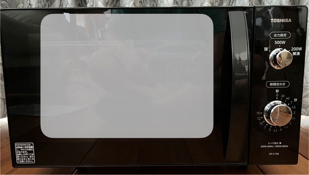 美品　TOSHIBA 単機能電子レンジ ER-S17E6ブラック　2023年製