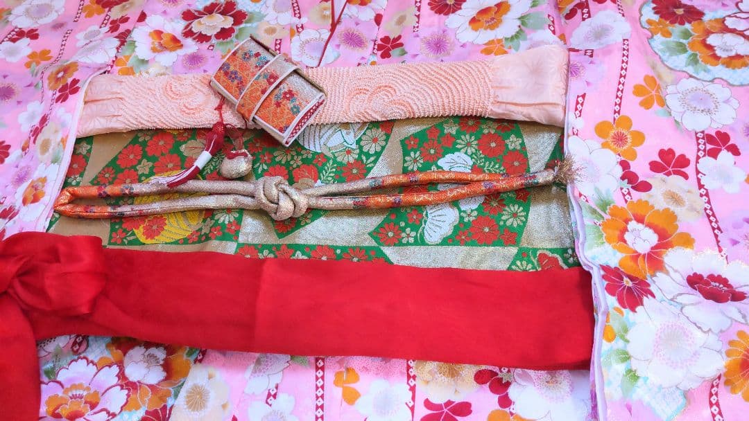 7歳女の子お着物セットピンク