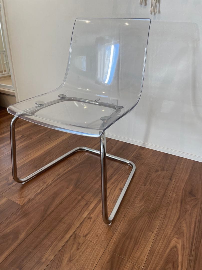 IKEA イケア トービアス TOBIAS チェア 椅子 クリア　2脚セット