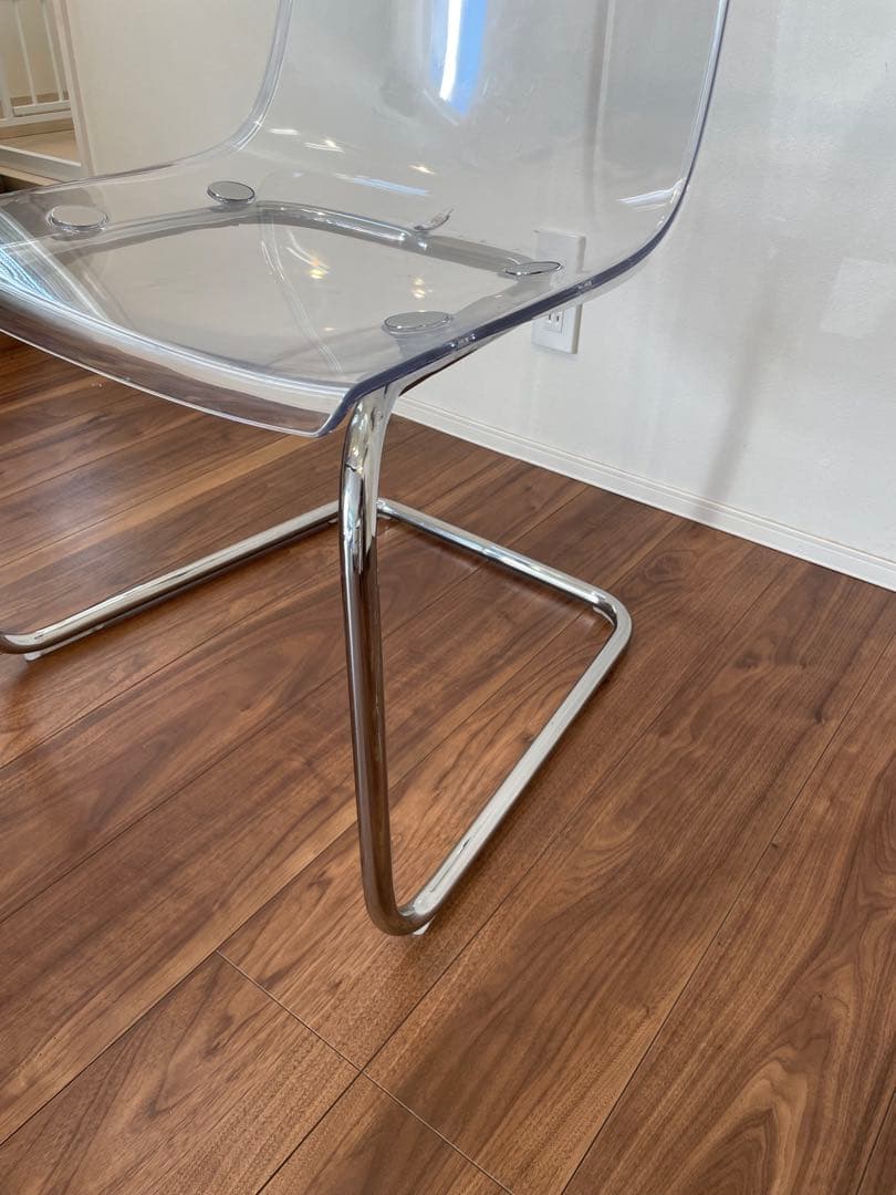 IKEA イケア トービアス TOBIAS チェア 椅子 クリア　2脚セット