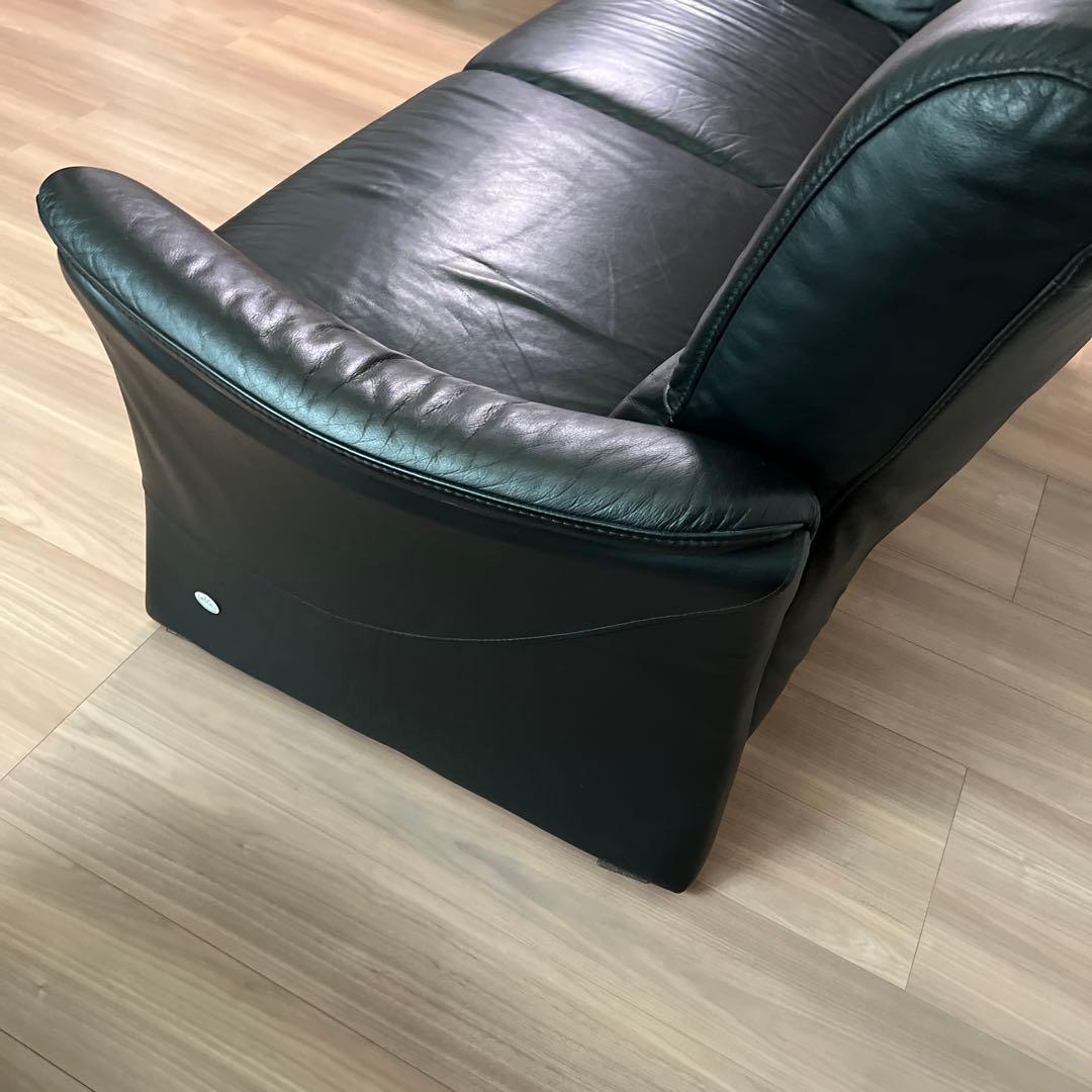 IDC大塚家具取扱 ■ヒモラ社TANGRAM 本革 2.5人掛けソファドイツ製