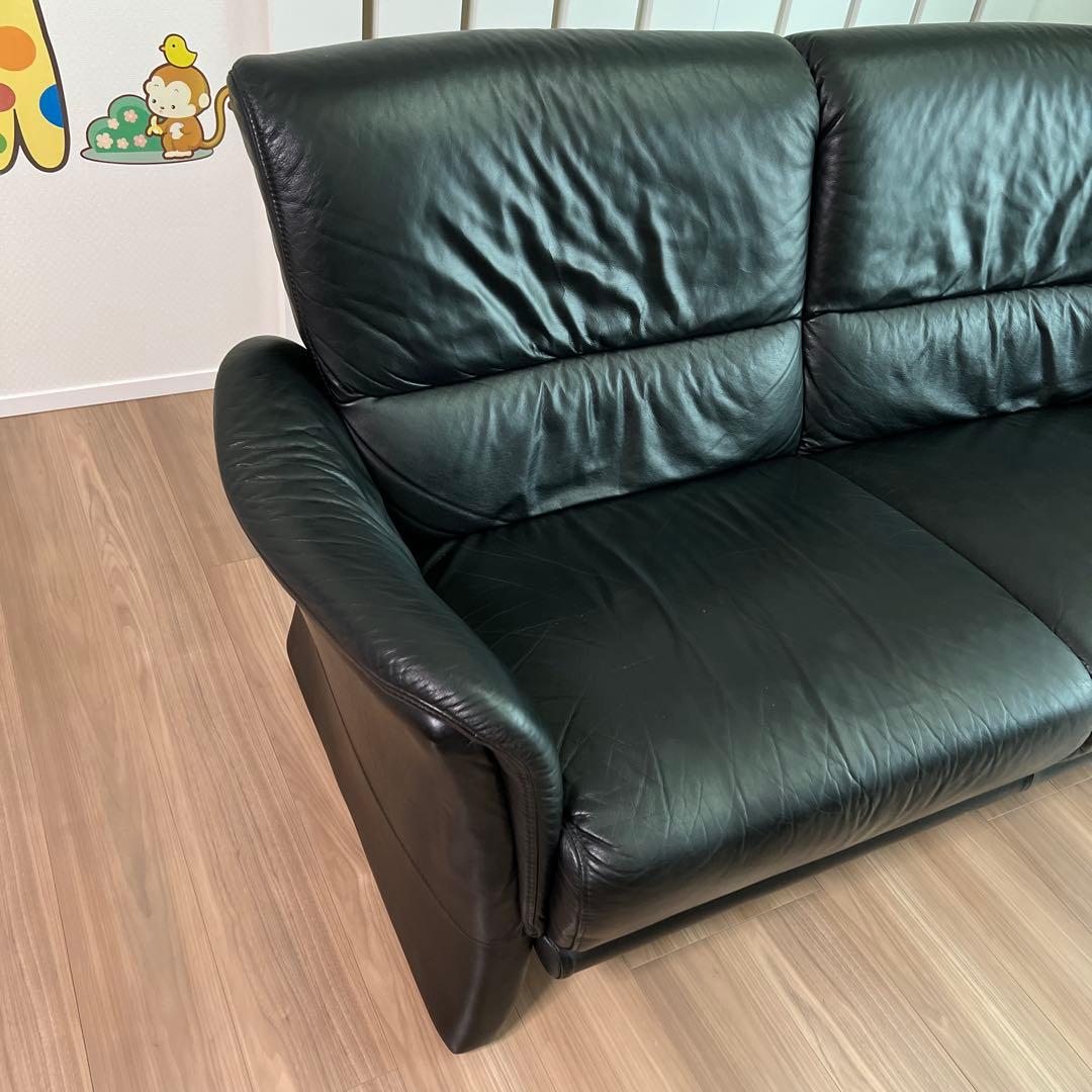 IDC大塚家具取扱 ■ヒモラ社TANGRAM 本革 2.5人掛けソファドイツ製