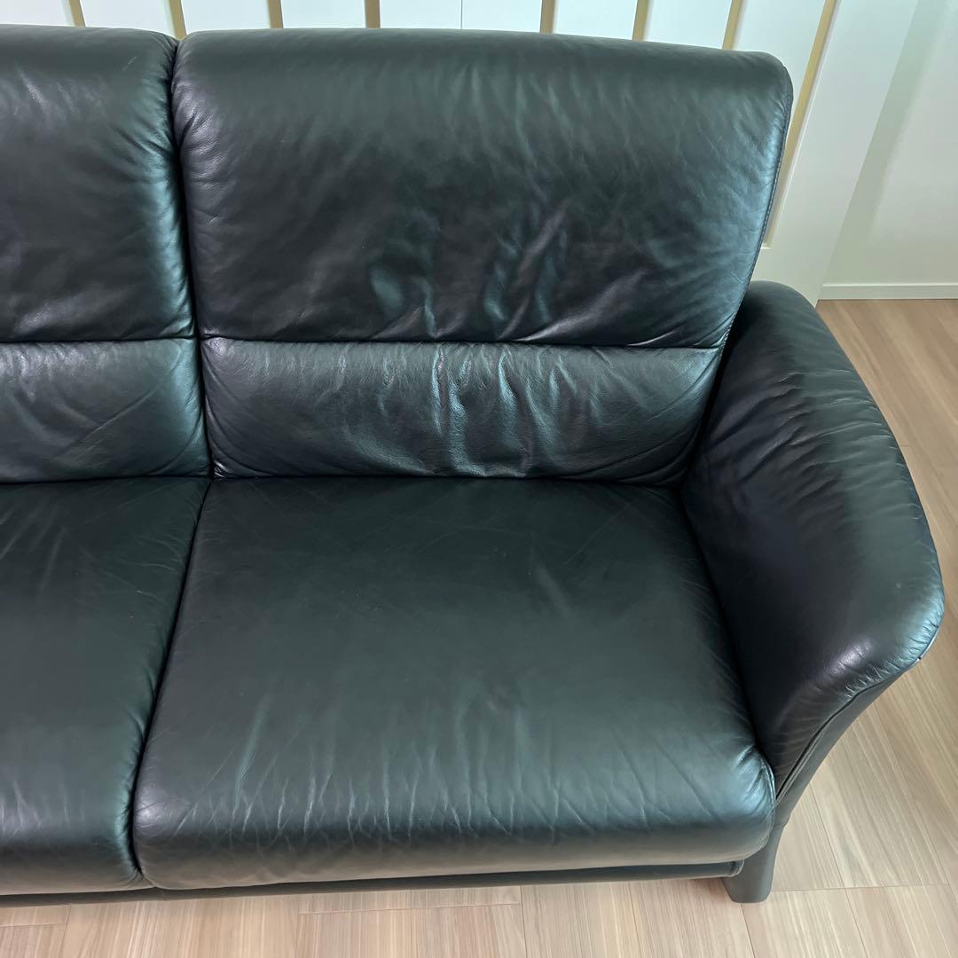 IDC大塚家具取扱 ■ヒモラ社TANGRAM 本革 2.5人掛けソファドイツ製