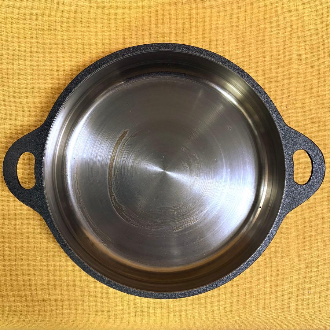 早い者勝ち‼️ 山王堂 久慈 砂鉄鍋 25cm すき焼き鍋 鉄鍋 南部鉄器