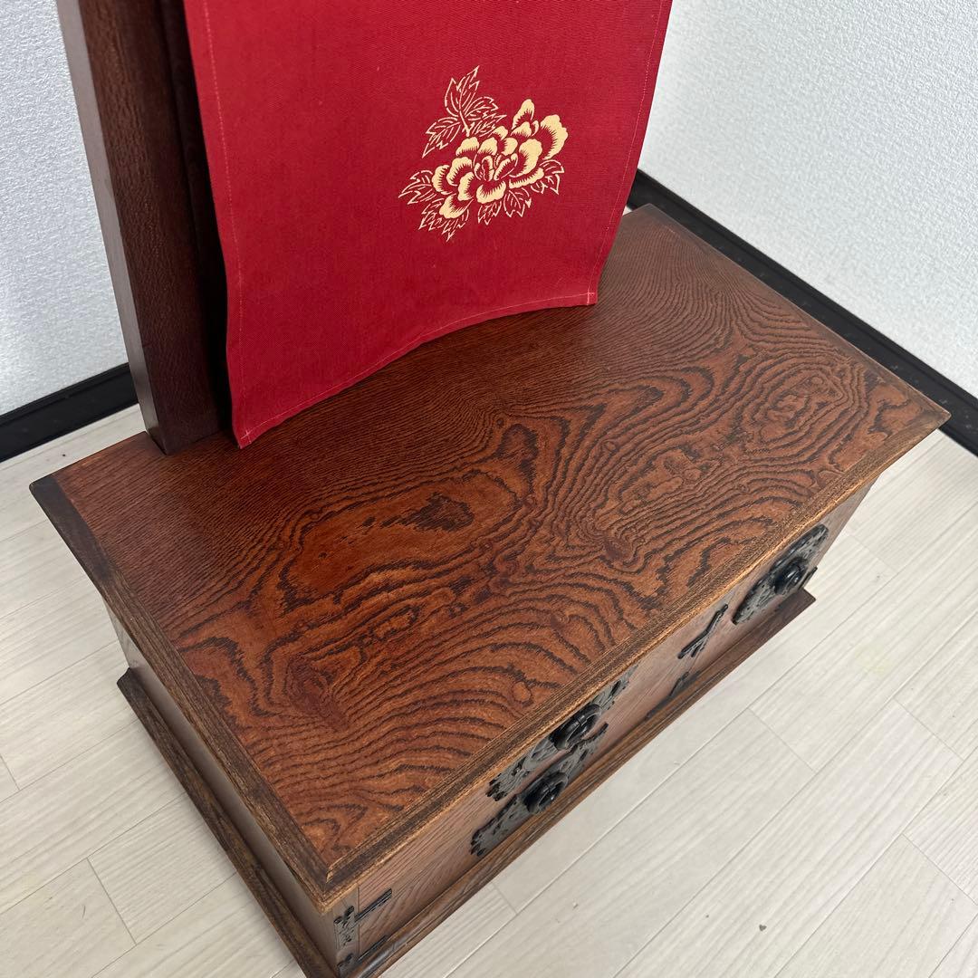 岩谷堂箪笥 鏡台 姿見鏡台 化粧台 一面鏡 全身鏡 伝統民芸 ドレッサー※i4※