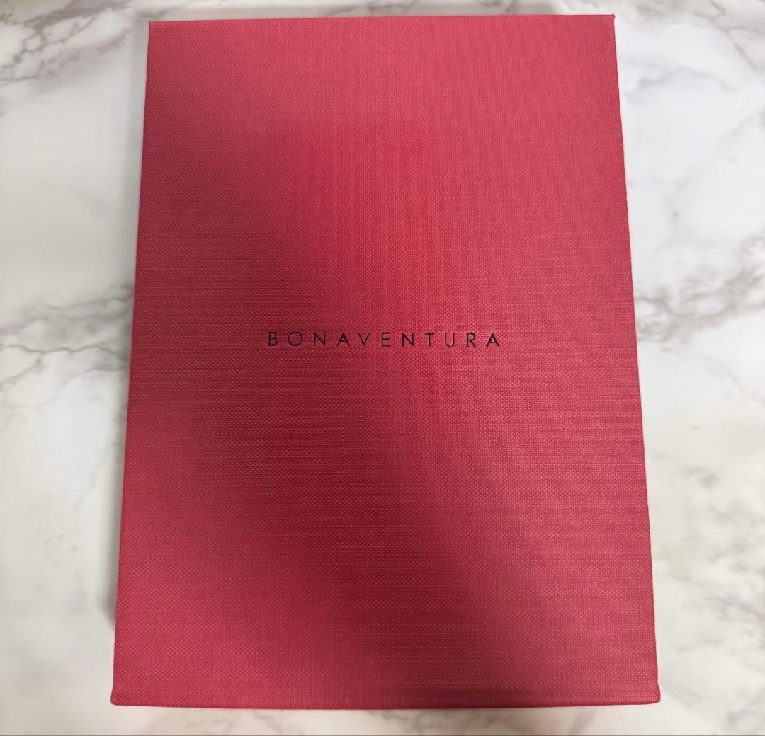 ボナベンチュラ iPhone 15 pro ケース 本革 オレンジ ネイビー