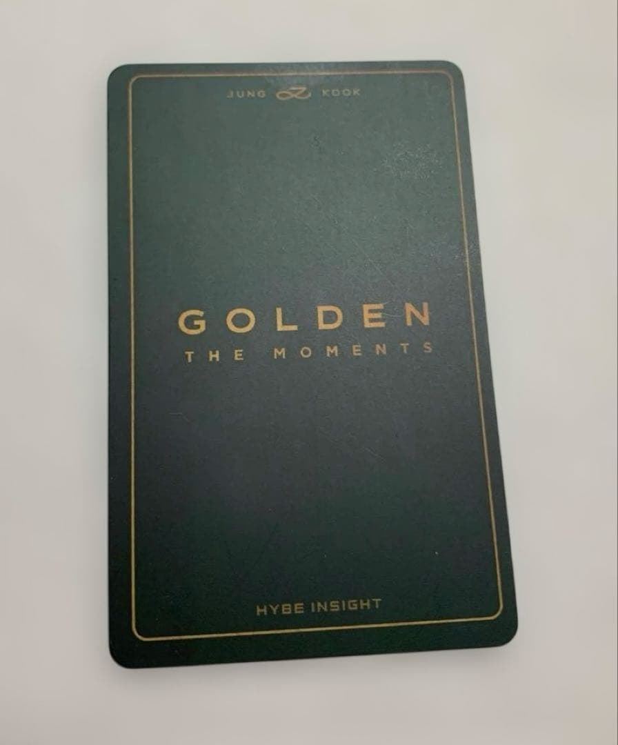 BTS ジョングク GOLDEN 展示会 限定 トレカ インド JUNGKOOK