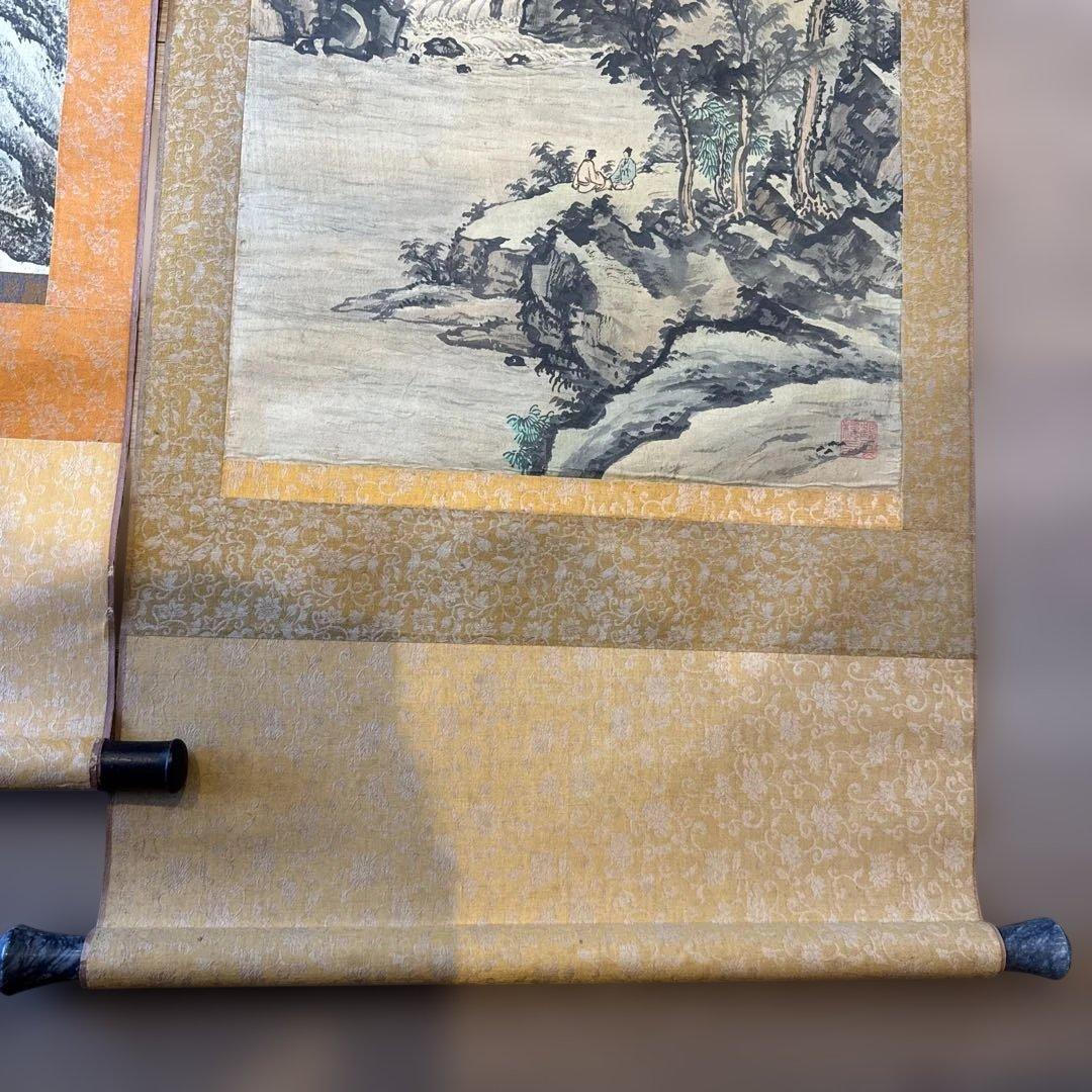 掛け軸　掛軸　絹本　骨董品　古美術品　3点