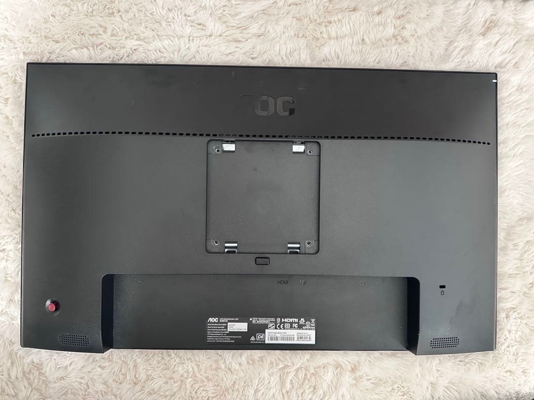 23.8インチ144Hz ゲーミングモニター 黒色ディスプレイ 本体