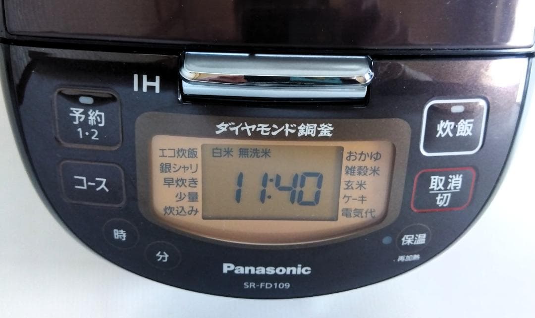 Panasonic パナソニック IH ジャー炊飯器 SR-FD109