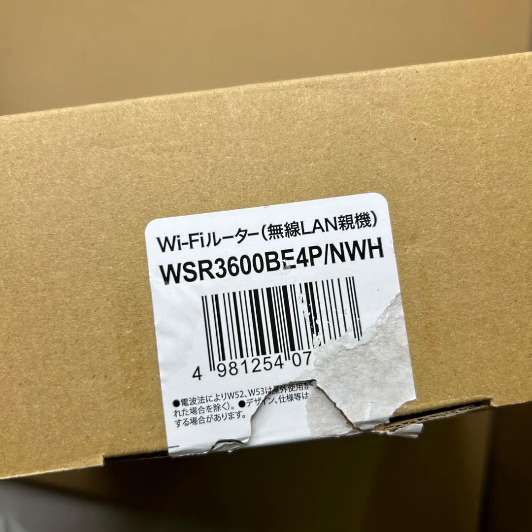 バッファロー　LAN Wi-Fi 7 WSR3600BE4P/NWH