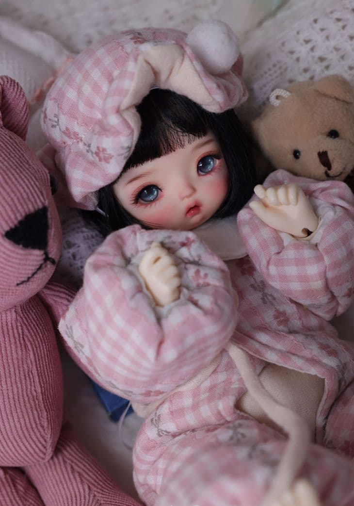 K01 BJD 1/6 ドール本体　球体関節人形 ハンドメイド