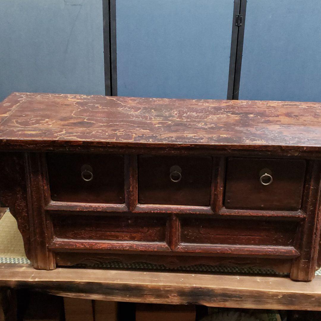 骨董品 中国古典伝統家具チェスト