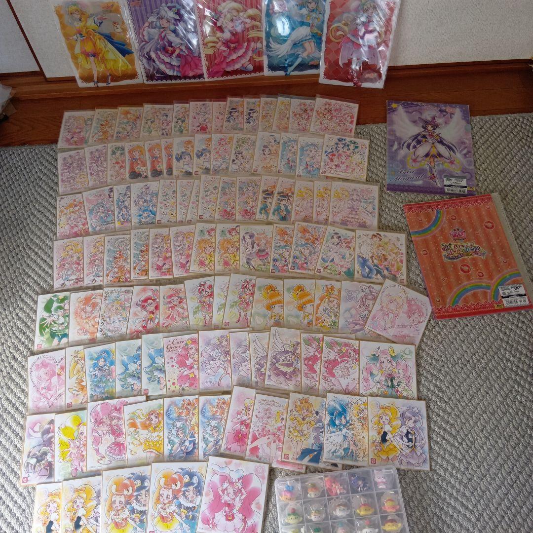 プリキュア色紙アートクリアファイルミニフィギュアまとめ売り