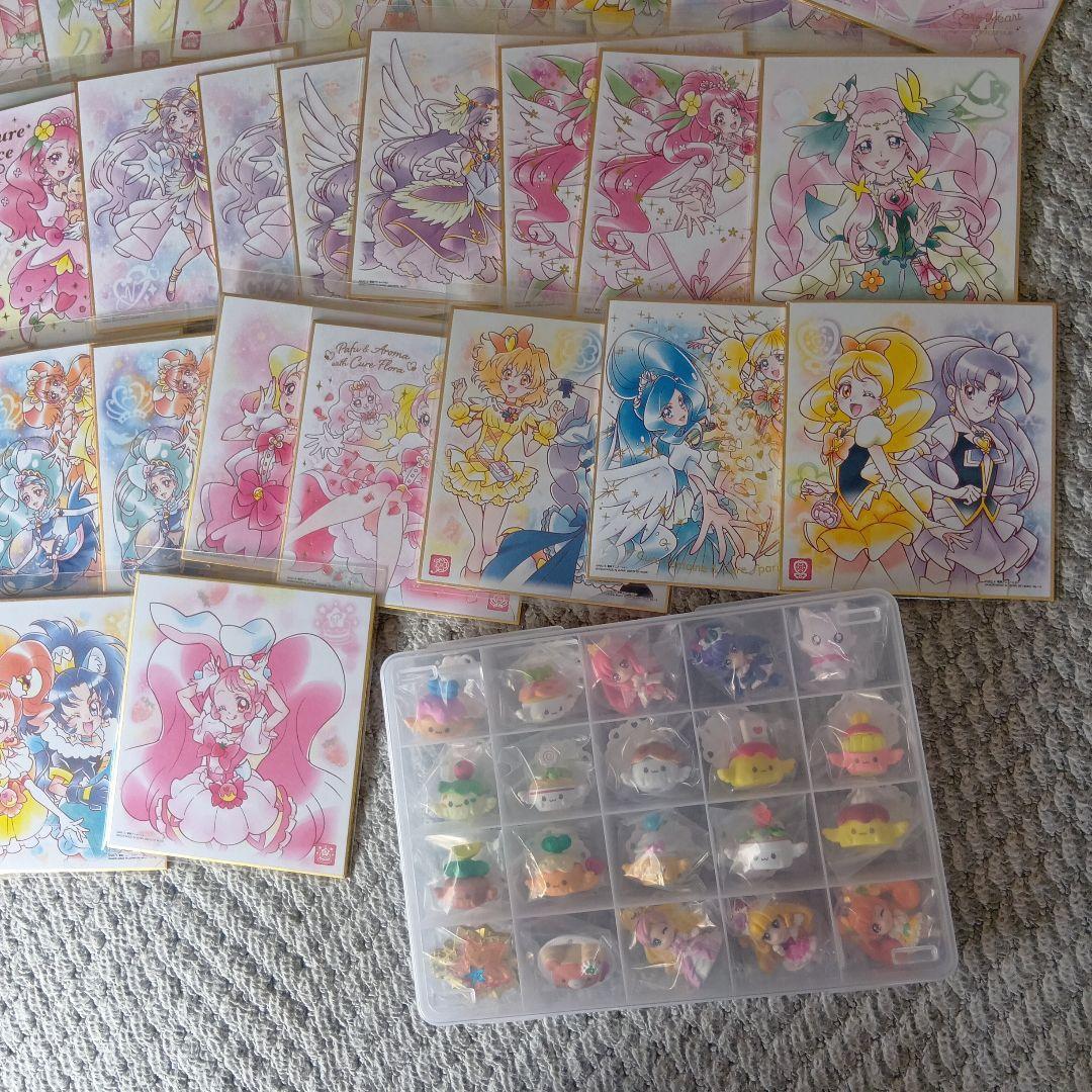プリキュア色紙アートクリアファイルミニフィギュアまとめ売り