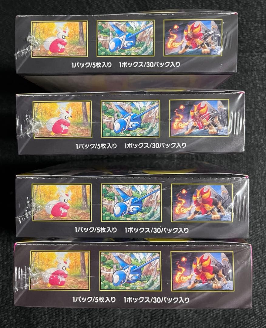 ポケモンカード　メガシンフォニア　完全未開封　シュリンク付き　4BOXセット