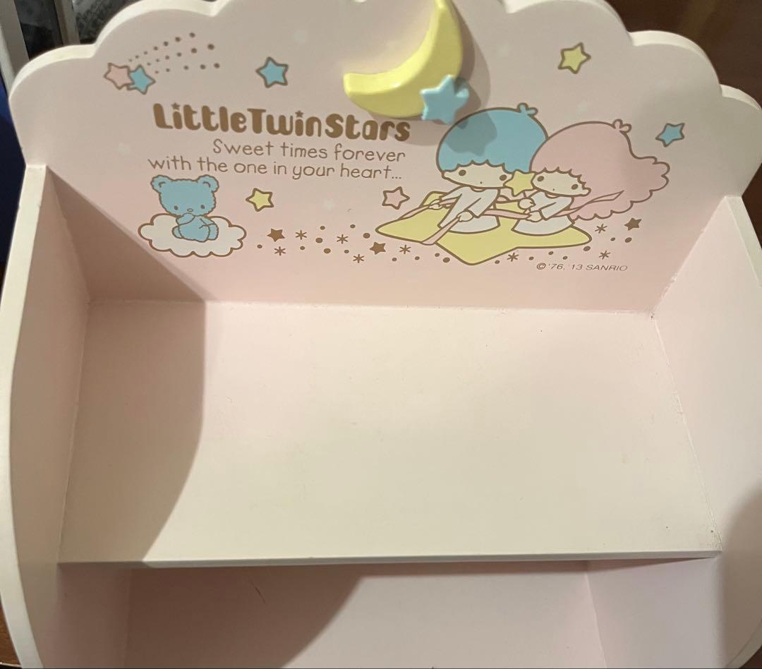 リトルツインスターズ キキララ 木製チェスト ピンク サンリオ
