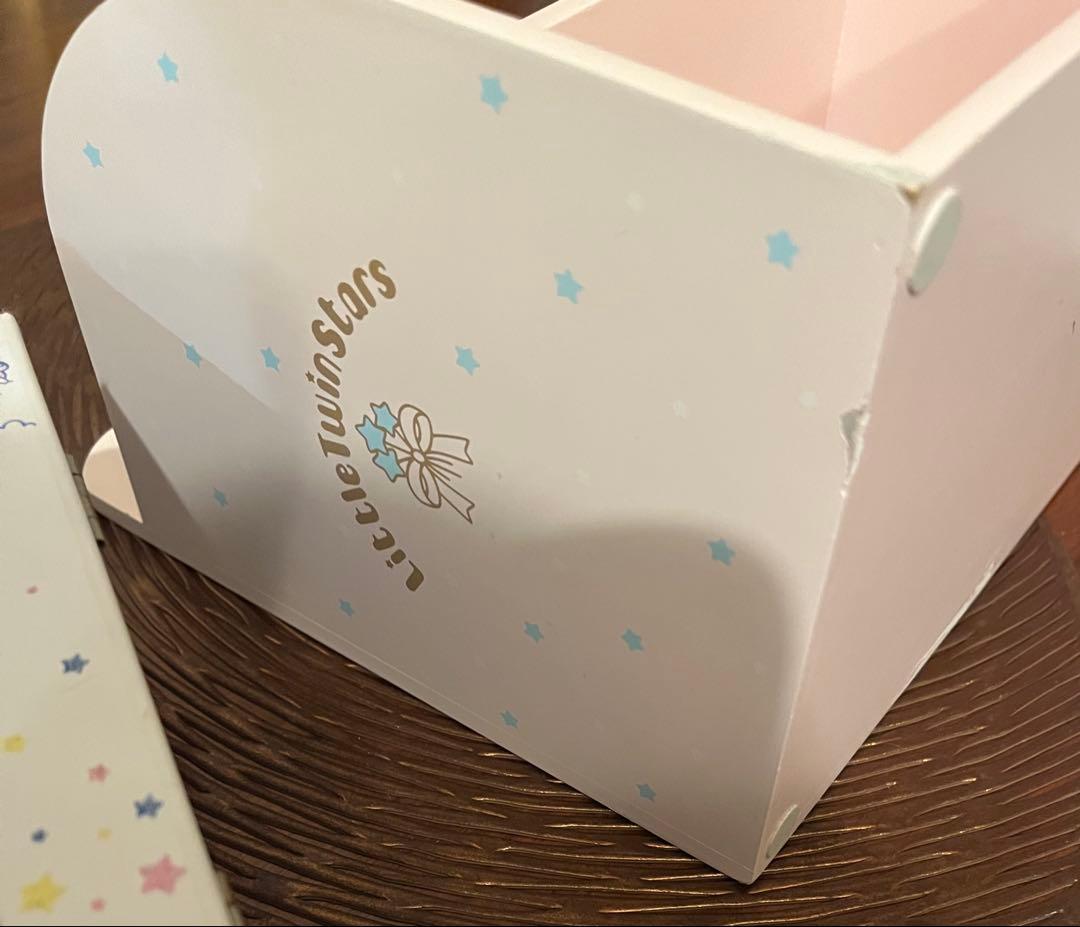 リトルツインスターズ キキララ 木製チェスト ピンク サンリオ