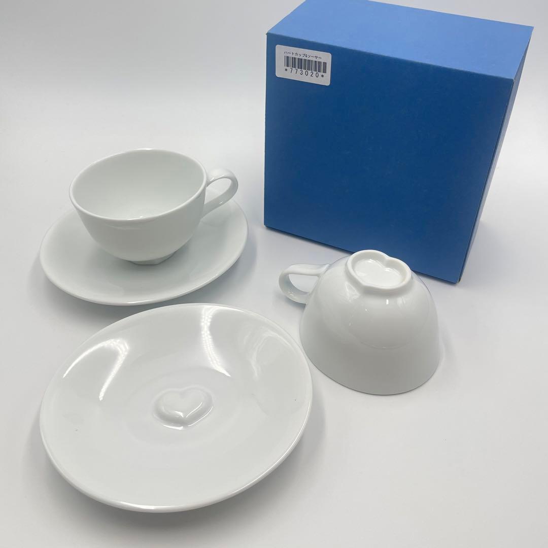 【白磁まとめ売り②】キルンアート9点　カップ&ソーサー　ポーセラーツ