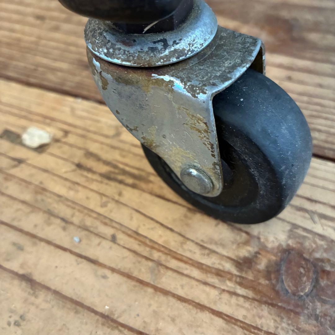 国産ヴィンテージ インダストリアル アームチェア キャスター 高さ調整 ②