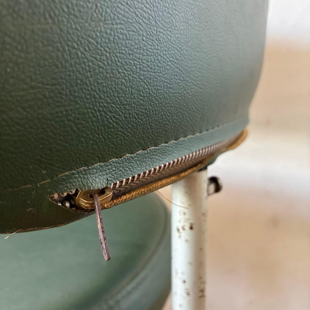 国産ヴィンテージ インダストリアル アームチェア キャスター 高さ調整 ②