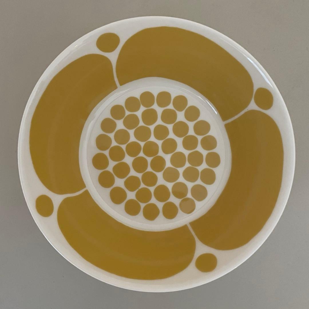 アラビア　スンヌンタイ　イエローのボウル　17㎝