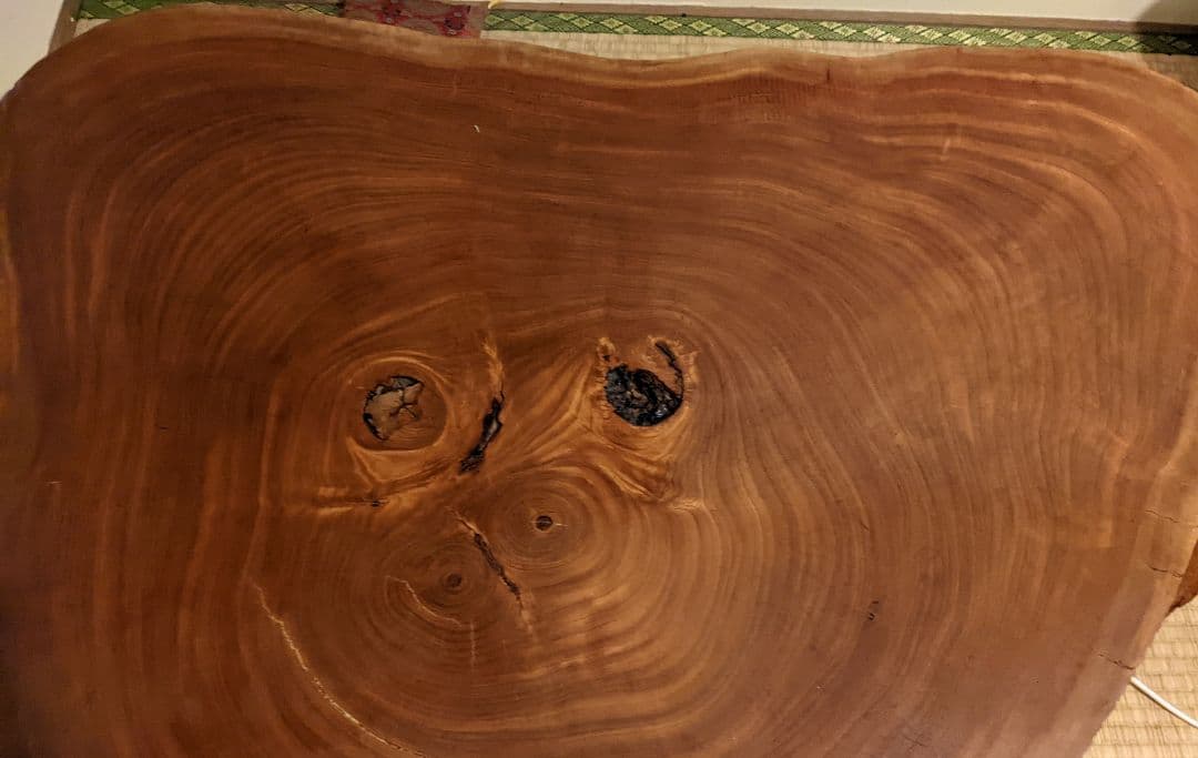 福島県産　欅　座卓